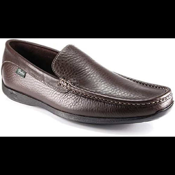 Paraboot Anvers Brown Leather Loafer Shoes Size 9 main image 8